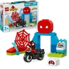 Lego duplo marvel 10424 l’avventura in moto di spin, gioco educativo per bambini 2+ con moto gicattolo, set serie tv spidey> Mattoncini