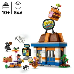 Lego fortnite 77076 ristorante durrr burger: 3 minifigure, gaming 10+><noscript><img width=