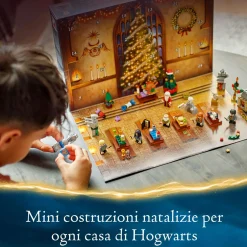Lego harry potter 76438 calendario dell’avvento 2024, giocattolo di natale con 7 minifigure e 16 mini costruzioni per bambini 7+><noscript><img width=