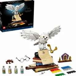 Lego harry potter icone di hogwarts – edizione del collezionista, set da collezione con edvige e 3 minifigure d’oro, 76391> Costruzioni Per Adulti|Mattoncini