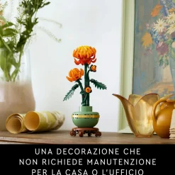 Lego icons 10368 crisantemo, fiore finto da costruire per adulti, regalo creativo di compleanno per donna, uomo, lei o lui><noscript><img width=