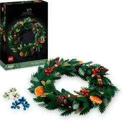 LEGO ICONS 10340 ghirlanda decorazione natalizia, corona da parete o per tavola, regalo di natale per adulti, uomo o donna> Costruzioni Per Adulti|Mattoncini