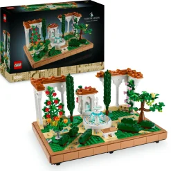 LEGO ICONS 10359 il giardino della fontana, modellino da costruire per adulti da collezione, idea regalo per donna o uomo> Costruzioni Per Adulti|Mattoncini