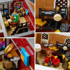 Lego icons 10312 jazz club, set con 5 sezioni, palco e minifigure della band, collezione modular building per adulti 2023> Costruzioni Per Adulti|Mattoncini