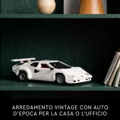LEGO ICONS Lego  icons 10337 lamborghini countach 5000 quattrovalvole, modellino di auto per adulti, regalo uomo o donna da collezione><noscript><img width=