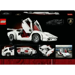 LEGO ICONS Lego  icons 10337 lamborghini countach 5000 quattrovalvole, modellino di auto per adulti, regalo uomo o donna da collezione><noscript><img width=