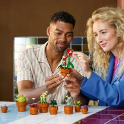 Lego icons 10329 piantine, collezione botanica con fiori artificiali, decorazione casa, idea regalo di compleanno donna o uomo> Costruzioni Per Adulti|Mattoncini