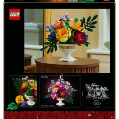 LEGO ICONS BOTANICAL s 10345 composizione floreale – 14 fiori finti, kit adulti><noscript><img width=