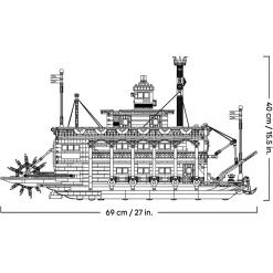 LEGO IDEAS Lego® ideas – 21356  – battello a vapore fluviale><noscript><img width=