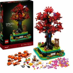 Lego ideas 21346 albero genealogico, idea regalo, hobby creativo con le costruzioni per adulti, decorazione per casa e ufficio> Costruzioni Per Adulti|Mattoncini