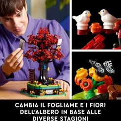 Lego ideas 21346 albero genealogico, idea regalo, hobby creativo con le costruzioni per adulti, decorazione per casa e ufficio><noscript><img width=