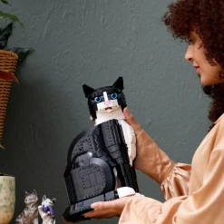 Lego ideas 21349 gatto tuxedo, kit di costruzione per adulti da collezione, idea regalo per lui o lei, decorazione per casa><noscript><img width=
