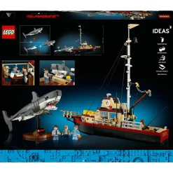 LEGO IDEAS 21350 lo squalo, kit modellismo per adulti da costruire, diorama da collezione, regalo creativo per uomo o donna><noscript><img width=