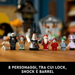 Lego ideas 21351 nightmare before christmas disney di tim burton, diorama per adulti, idea regalo uomo e donna da collezione> Costruzioni Per Adulti|Mattoncini