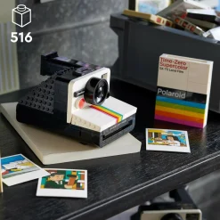 Lego ideas fotocamera polaroid onestep sx-70 21345 modellismo da costruire per adulti, regali creativi, oggetti da collezione> Costruzioni Per Adulti|Mattoncini