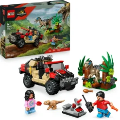 Lego jurassic world – 76972 – fuga dal raptor in fuoristrada> Mattoncini