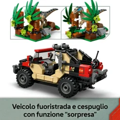 Lego jurassic world – 76972 – fuga dal raptor in fuoristrada><noscript><img width=