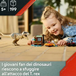 Lego jurassic world – 76975 – fuga sul fiume dal t. rex> Mattoncini
