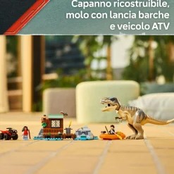 Lego jurassic world – 76975 – fuga sul fiume dal t. rex><noscript><img width=