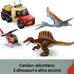 Lego jurassic world – 76976 – missione aerea con spinosauro><noscript><img width=