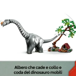 Lego jurassic world – 76973 – raptor e titanosauro in fuga><noscript><img width=