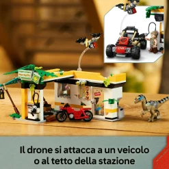 Lego jurassic world – 76973 – raptor e titanosauro in fuga><noscript><img width=