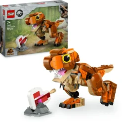 LEGO JURASSIC PARK/W Lego jurassic world 76967 little eatie: t. rex, dinosauro giocattolo con parti mobili, gioco di ruolo bambini 7+, idea regalo> Mattoncini
