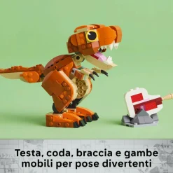 LEGO JURASSIC PARK/W Lego jurassic world 76967 little eatie: t. rex, dinosauro giocattolo con parti mobili, gioco di ruolo bambini 7+, idea regalo><noscript><img width=