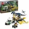 LEGO JURASSIC PARK/W Lego jurassic world 76966 missione dinosauro: camion di trasporto dell’allosauro, giocattolo con veicolo, giochi bambini 8+> Mattoncini