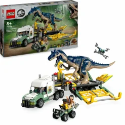 LEGO JURASSIC PARK/W Lego jurassic world 76966 missione dinosauro: camion di trasporto dell’allosauro, giocattolo con veicolo, giochi bambini 8+> Mattoncini