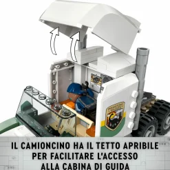 LEGO JURASSIC PARK/W Lego jurassic world 76966 missione dinosauro: camion di trasporto dell’allosauro, giocattolo con veicolo, giochi bambini 8+><noscript><img width=