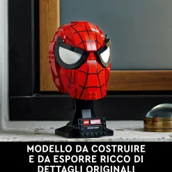 MARVEL Lego 76285 maschera di spider-man, modellino da costruire del supereroe, regalo per adulti, uomo, donna, papà e mamma> Costruzioni Per Adulti|Mattoncini