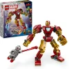 LEGO SUPER HEROES Lego marvel 76307 mech di iron man contro ultron – action figure giocattolo da costruire con 2 minifigure, gioco bambini 6+> Mattoncini