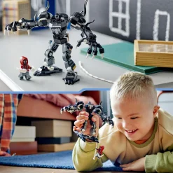 DC COMICS Lego marvel 76276 mech di venom vs. miles morales, giocattolo action figure per bambini 6+ anni con minifigure di spider-man><noscript><img width=