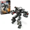 Lego marvel 76277 mech di war machine, giocattolo action figure per bambini 6+ anni, supereroe con 3 shooter, personaggio mcu> Mattoncini