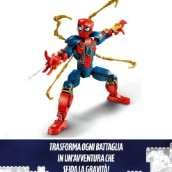 MARVEL Lego 76298 personaggio costruibile di iron spider-man, gioco per bambini 8+, supereroe snodabile con 4 braccia extra><noscript><img width=