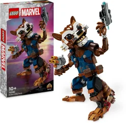 LEGO SUPER HEROES Lego marvel 76282 rocket e baby groot, giochi per bambini di 10+ anni con action figure snodabile e minifigure del supereroe> Costruzioni Per Adulti|Mattoncini