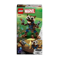 LEGO SUPER HEROES Lego marvel 76282 rocket e baby groot, giochi per bambini di 10+ anni con action figure snodabile e minifigure del supereroe><noscript><img width=