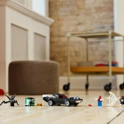 LEGO SUPER HEROES Lego marvel 76309 spider-man contro muscle car di venom, macchina giocattolo da costruire con 3 minifigure, gicohi bambini 7+><noscript><img width=