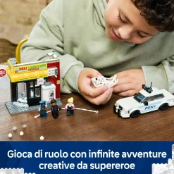 LEGO SUPER HEROES Lego marvel 76311 spider-verse: miles morales contro la macchia, edificio e macchina giocattolo da costruire, giochi bambini9+><noscript><img width=