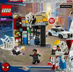 LEGO SUPER HEROES Lego marvel 76311 spider-verse: miles morales contro la macchia, edificio e macchina giocattolo da costruire, giochi bambini9+><noscript><img width=