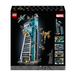 MARVEL Lego 76269 torre degli avengers, kit modellismo per adulti con modellino di aereo e 31 minifigure, regalo uomo o donna><noscript><img width=
