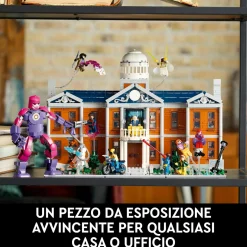 LEGO SUPER HEROES Lego marvel 76294 x-men: x-mansion, kit di modellismo adulti, modellino da costruire con 10 personaggi, regalo uomo o donna><noscript><img width=