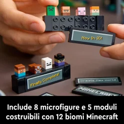 Lego minecraft 21265 banco da lavoro, modellino da costruire per il 15° anniversario del videogioco, regalo per fan adulti><noscript><img width=