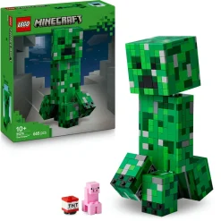 Lego minecraft 21276 creeper: action figure snodabile, segreto 10+> Mattoncini