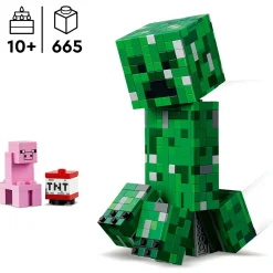 Lego minecraft 21276 creeper: action figure snodabile, segreto 10+><noscript><img width=