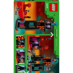 Lego minecraft 21279 2in1 torre enderman: modulare, 6 personaggi 9+> Mattoncini