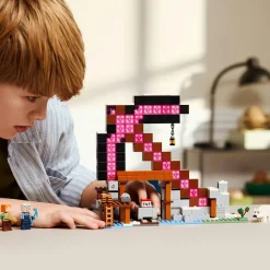 Lego minecraft 21277 miniera piccozze: interattivo, 3 personaggi 8+><noscript><img width=