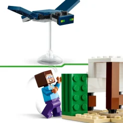 Lego minecraft 21251 spedizione di steve nel deserto, gioco per bambini di 6+ anni, bioma con casa giocattolo e personaggi> Mattoncini