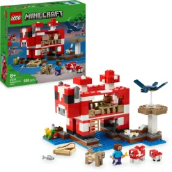 MINECRAFT Lego minecreaft 21270 la casa del mooshroom, giochi di ruolo bambini 8+ con personaggi, animali giocattolo, mob e accessori> Mattoncini